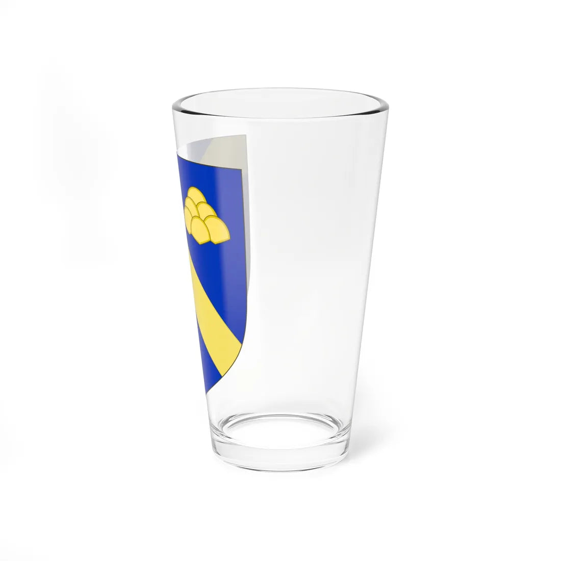 Blason de la famille de Monti de Rezé (France) (Coat of Arms) Pint Glass 16oz - Go Mug Yourself
