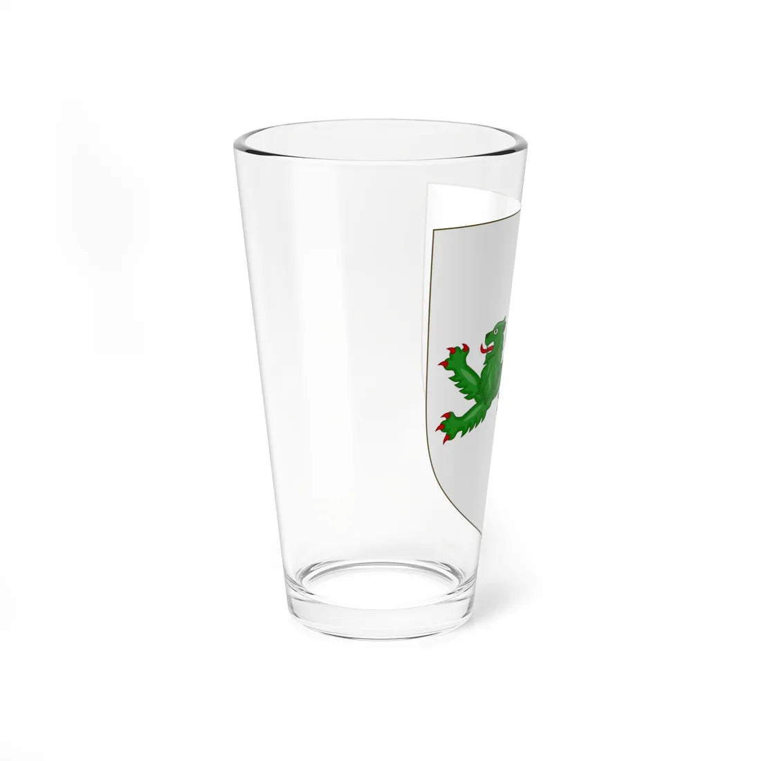Blason de la famille de Partz (France) (Coat of Arms) Pint Glass 16oz - Go Mug Yourself