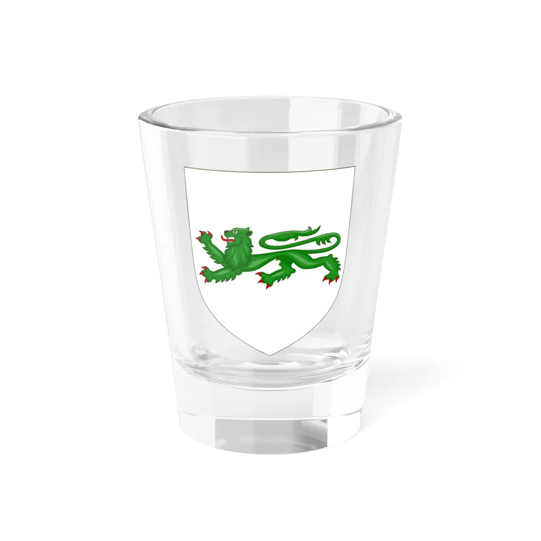 Blason de la famille de Partz (France) (Coat of Arms) Shot Glass 1.5oz 1.5oz - Go Mug Yourself