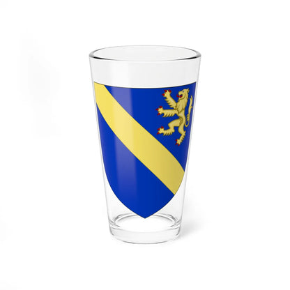Blason de la famille de Pierre de Bernis (France) (Coat of Arms) Pint Glass 16oz 16oz - Go Mug Yourself