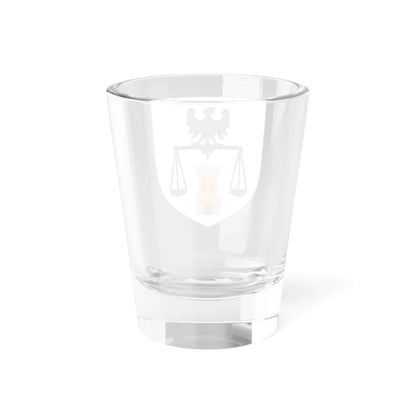 Blason de la famille de Rocca Serra (France) (Coat of Arms) Shot Glass 1.5oz - Go Mug Yourself