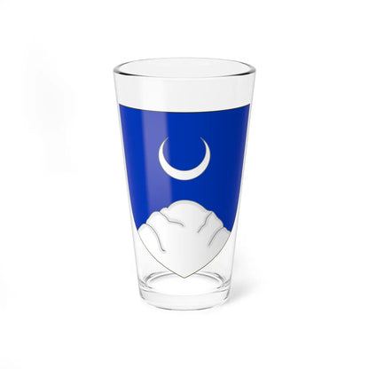 Blason de la famille de Rostolan (France) (Coat of Arms) Pint Glass 16oz 16oz - Go Mug Yourself
