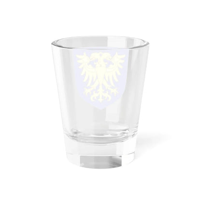Blason de la famille de Roys de Lédignan (France) (Coat of Arms) Shot Glass 1.5oz - Go Mug Yourself