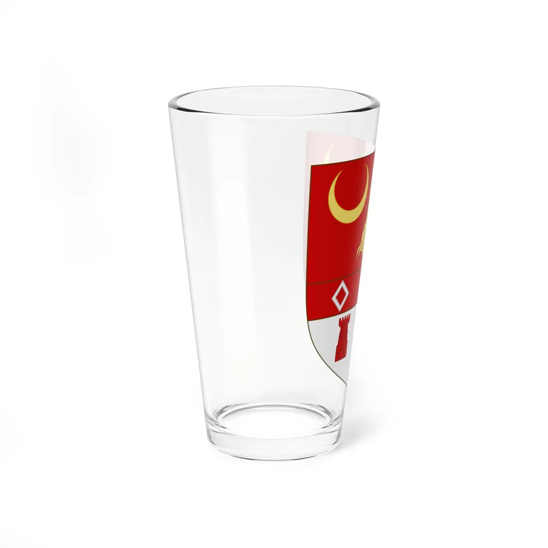 Blason de la famille de Soubeyran de Saint-Prix (France) (Coat of Arms) Pint Glass 16oz - Go Mug Yourself