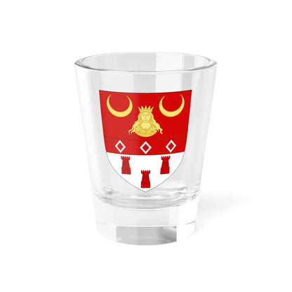 Blason de la famille de Soubeyran de Saint-Prix (France) (Coat of Arms) Shot Glass 1.5oz 1.5oz - Go Mug Yourself