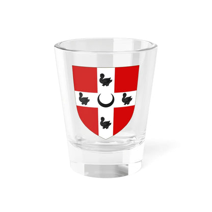 Blason de la famille Deshayes de Marcère (France) (Coat of Arms) Shot Glass 1.5oz 1.5oz - Go Mug Yourself