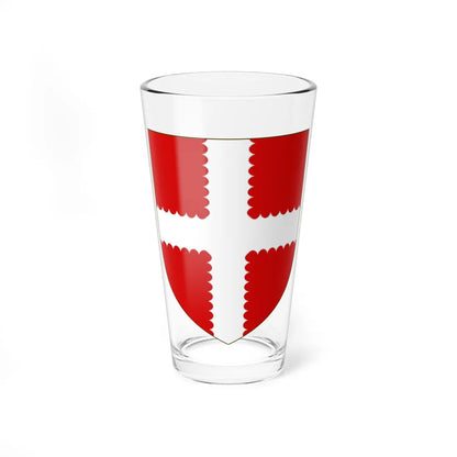 Blason de la famille dEstourmel (France) (Coat of Arms) Pint Glass 16oz 16oz - Go Mug Yourself
