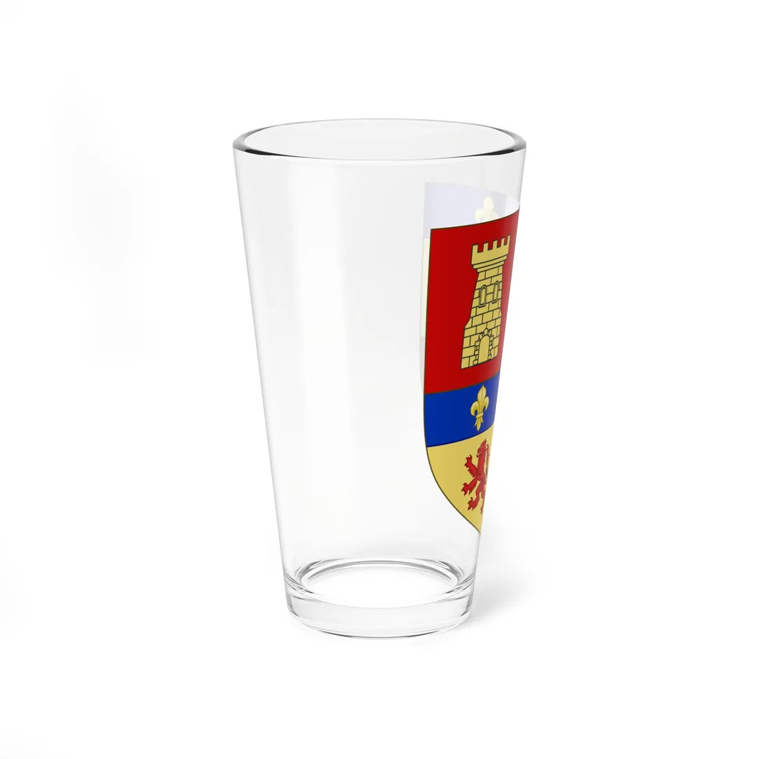 Blason de la famille dOrnano (France) (Coat of Arms) Pint Glass 16oz - Go Mug Yourself