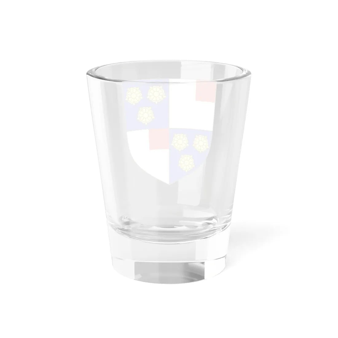 Blason de la famille du Buisson de Courson (France) (Coat of Arms) Shot Glass 1.5oz - Go Mug Yourself