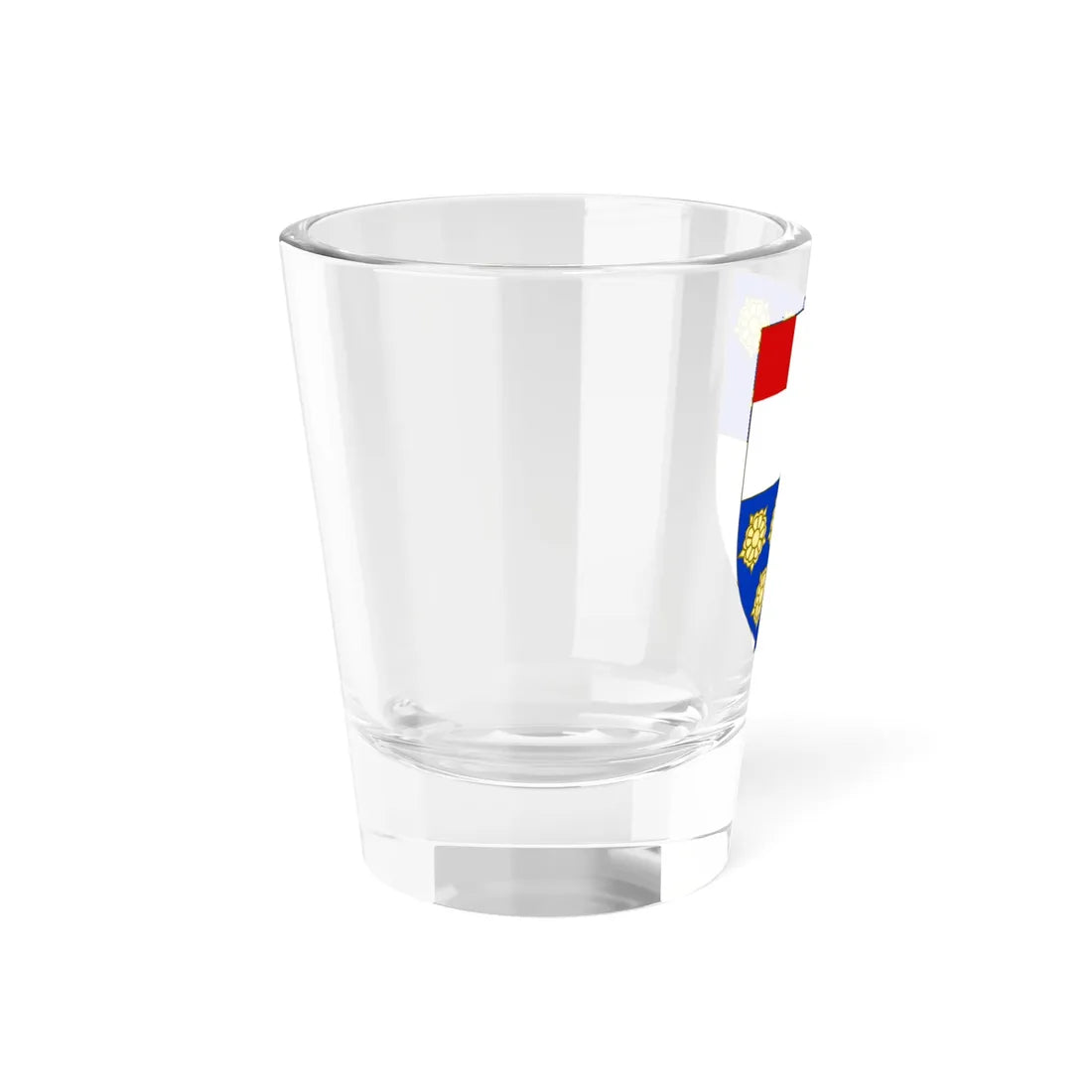 Blason de la famille du Buisson de Courson (France) (Coat of Arms) Shot Glass 1.5oz - Go Mug Yourself