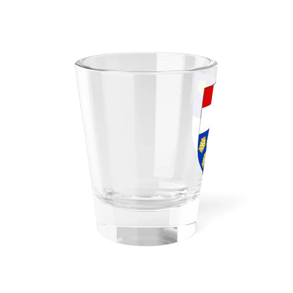 Blason de la famille du Buisson de Courson (France) (Coat of Arms) Shot Glass 1.5oz - Go Mug Yourself