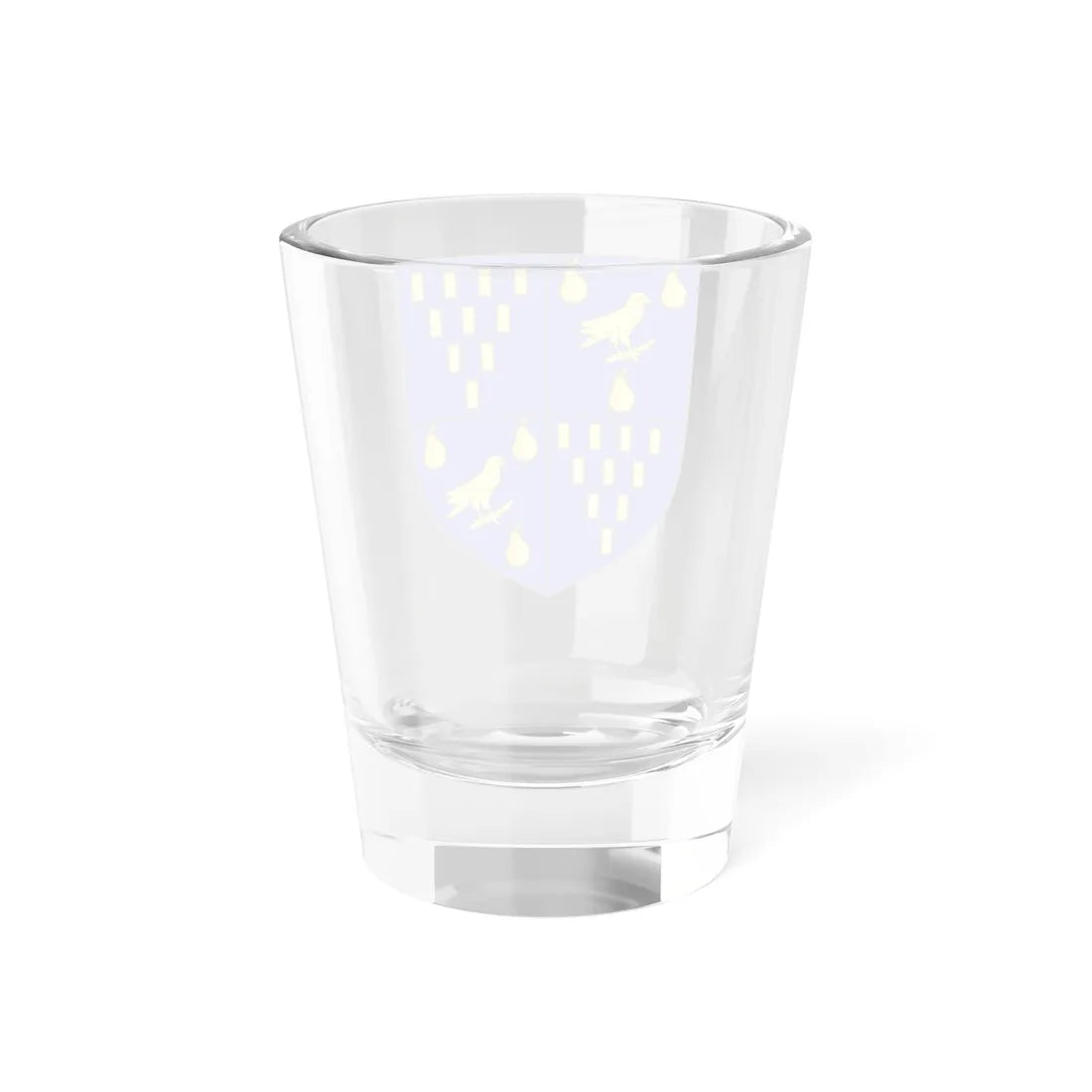 Blason de la famille du Perier de Larsan (France) (Coat of Arms) Shot Glass 1.5oz - Go Mug Yourself