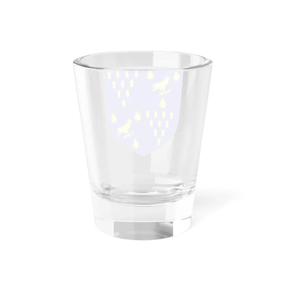 Blason de la famille du Perier de Larsan (France) (Coat of Arms) Shot Glass 1.5oz - Go Mug Yourself