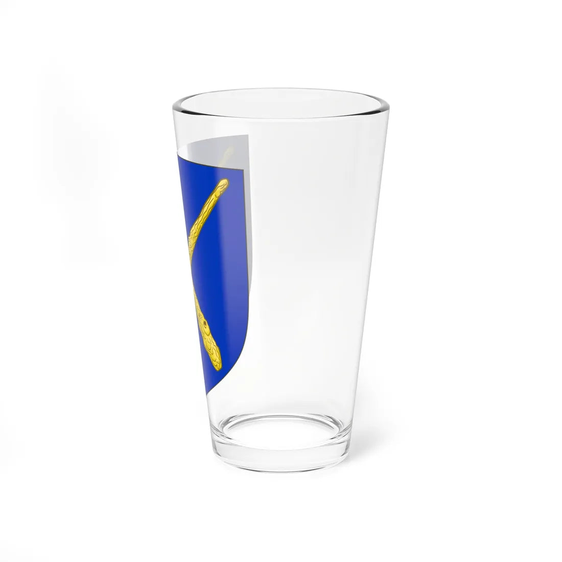 Blason de la famille Dumas de Champvallier (France) (Coat of Arms) Pint Glass 16oz - Go Mug Yourself