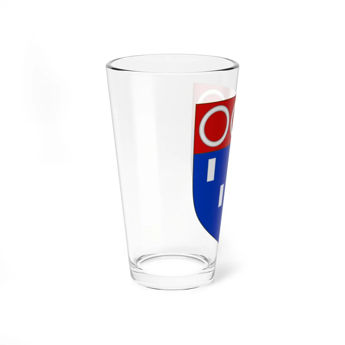 Blason de la famille Ferron de La Ferronnays (France) (Coat of Arms) Pint Glass 16oz - Go Mug Yourself