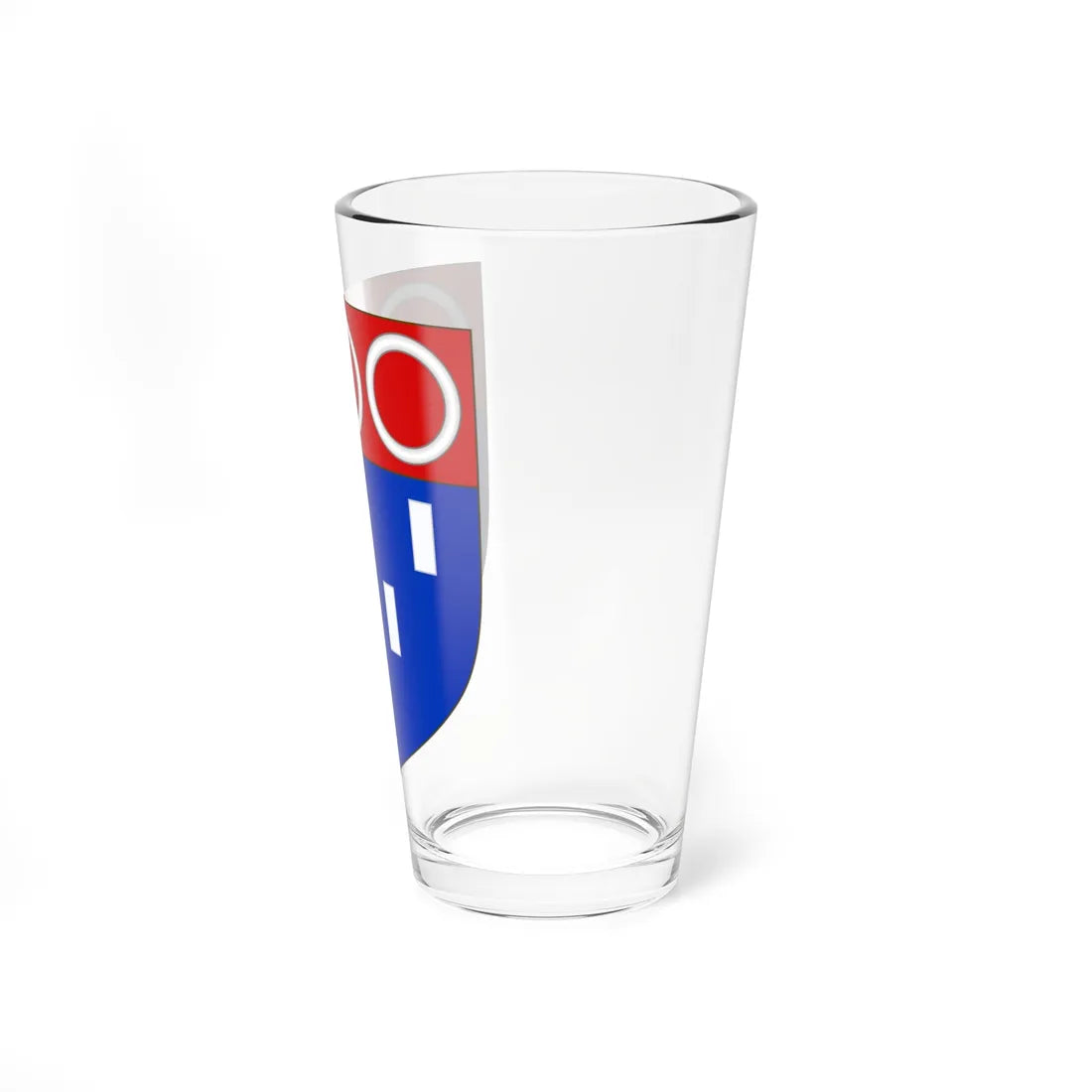Blason de la famille Ferron de La Ferronnays (France) (Coat of Arms) Pint Glass 16oz - Go Mug Yourself