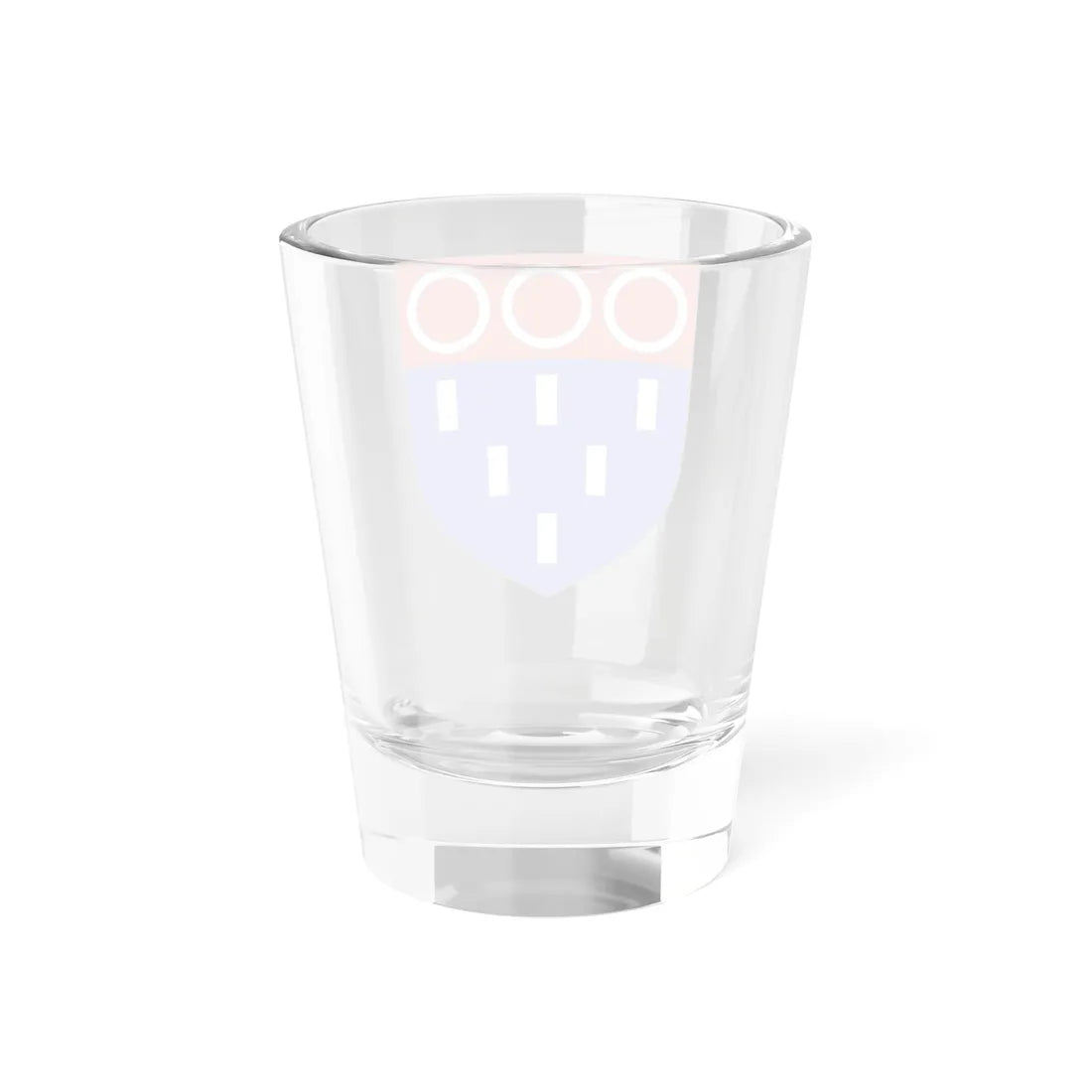 Blason de la famille Ferron de La Ferronnays (France) (Coat of Arms) Shot Glass 1.5oz - Go Mug Yourself