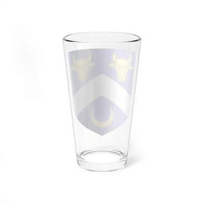 Blason de la famille Frain de La Villegontier (France) (Coat of Arms) Pint Glass 16oz - Go Mug Yourself