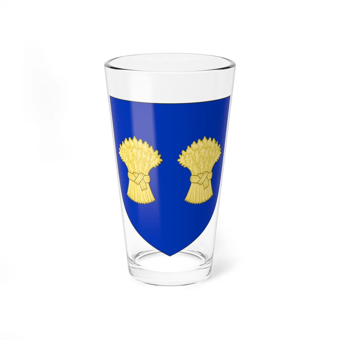 Blason de la famille Frogier de Pontlevoy (France) (Coat of Arms) Pint Glass 16oz 16oz - Go Mug Yourself