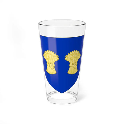 Blason de la famille Frogier de Pontlevoy (France) (Coat of Arms) Pint Glass 16oz 16oz - Go Mug Yourself