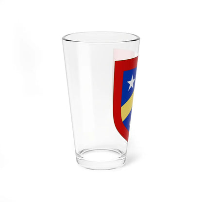 Blason de la famille Gaultier de La Ferrière (France) (Coat of Arms) Pint Glass 16oz - Go Mug Yourself