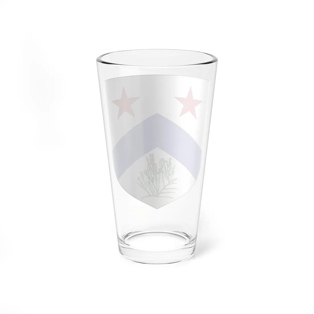Blason de la famille Genêt de Châtenay (France) (Coat of Arms) Pint Glass 16oz - Go Mug Yourself
