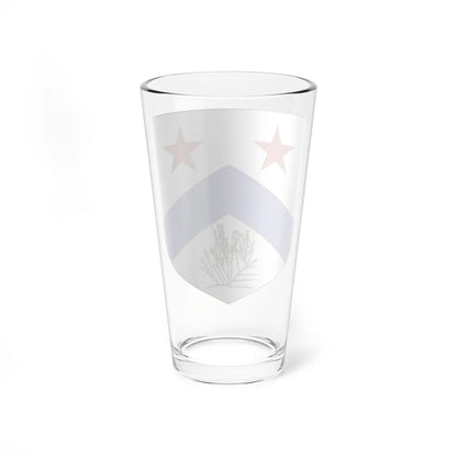 Blason de la famille Genêt de Châtenay (France) (Coat of Arms) Pint Glass 16oz - Go Mug Yourself