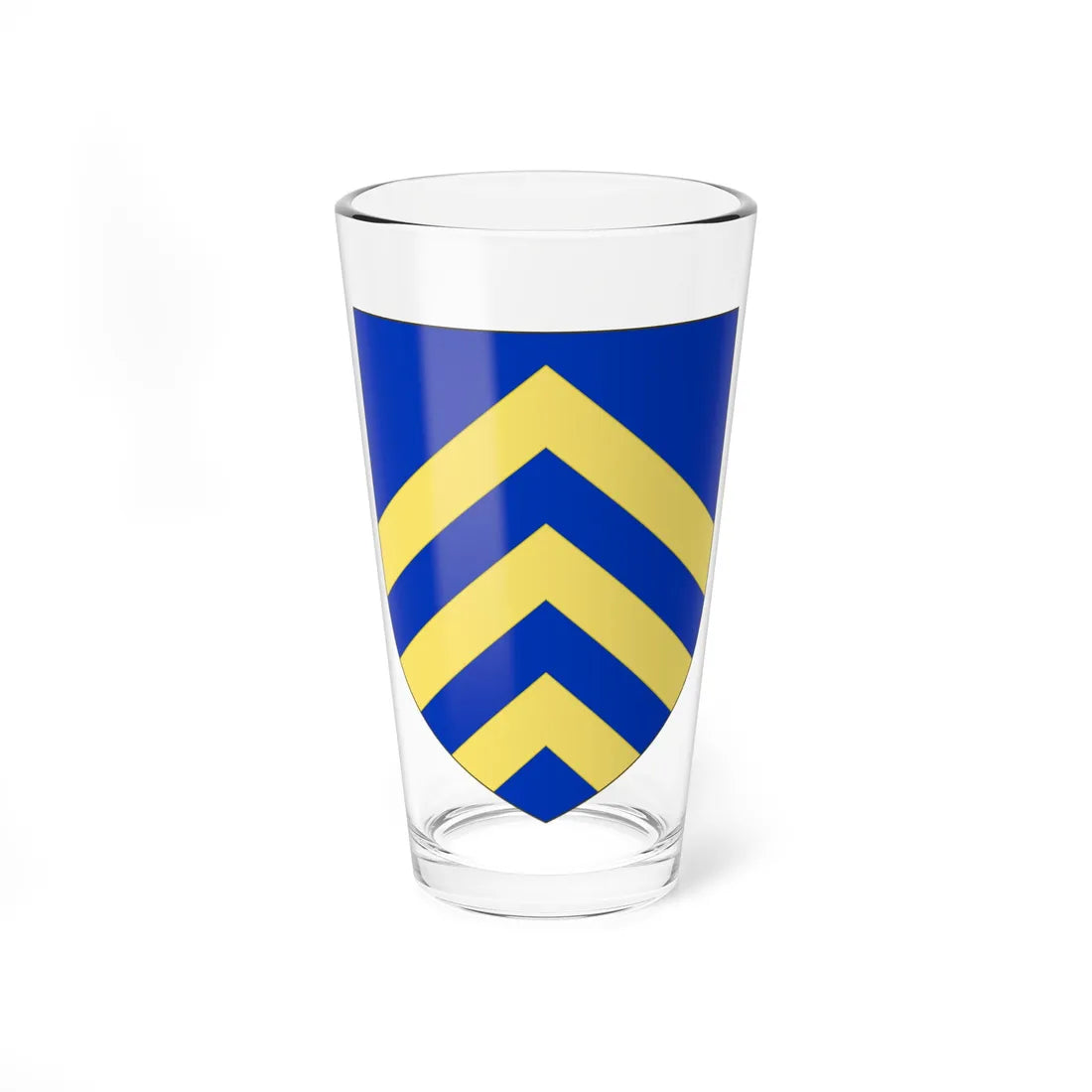 Blason de la famille Girard de Soubeyran (France) (Coat of Arms) Pint Glass 16oz - Go Mug Yourself