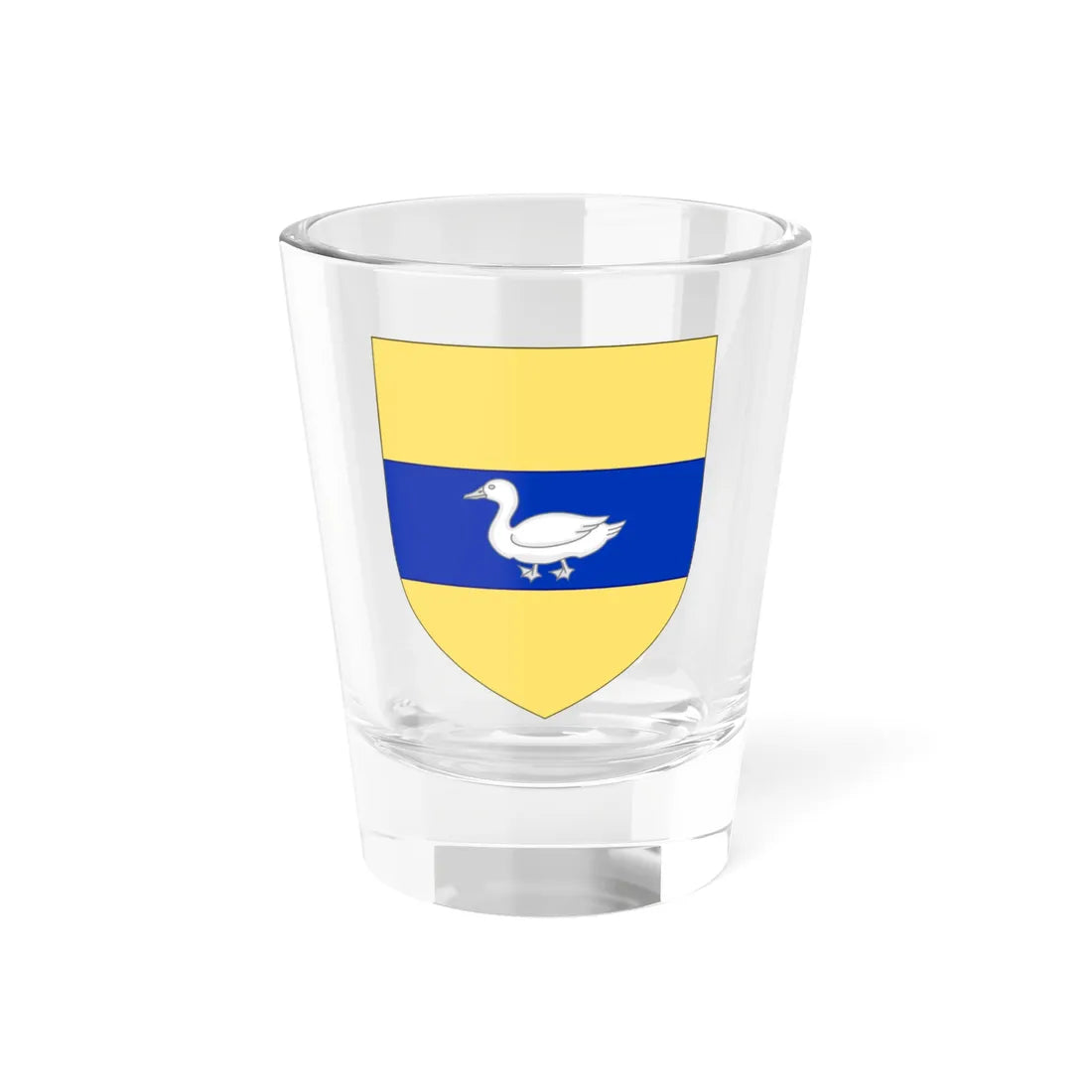 Blason de la famille Guillo du Bodan (France) (Coat of Arms) Shot Glass 1.5oz 1.5oz - Go Mug Yourself