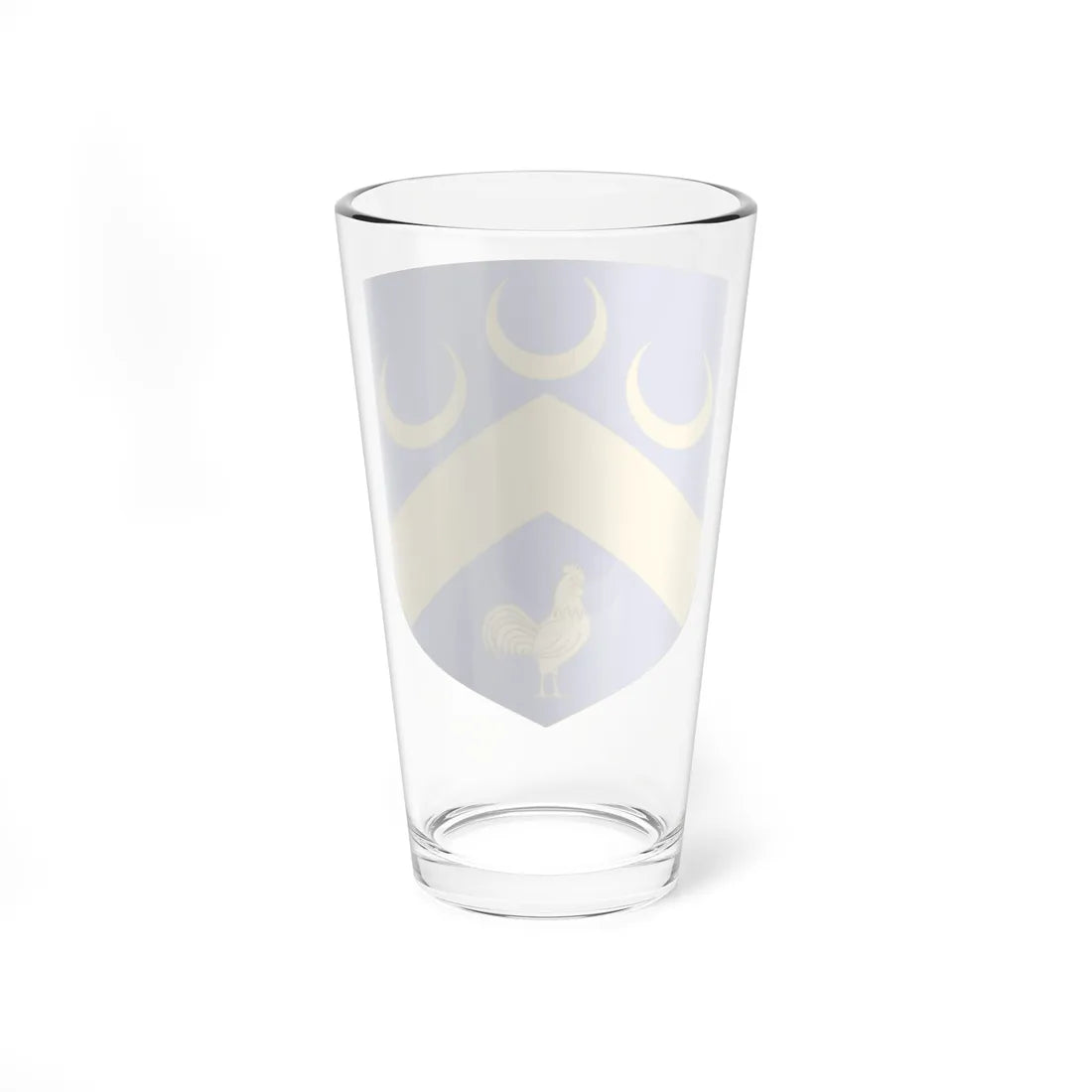 Blason de la famille Guyot de Villeneuve (France) (Coat of Arms) Pint Glass 16oz - Go Mug Yourself