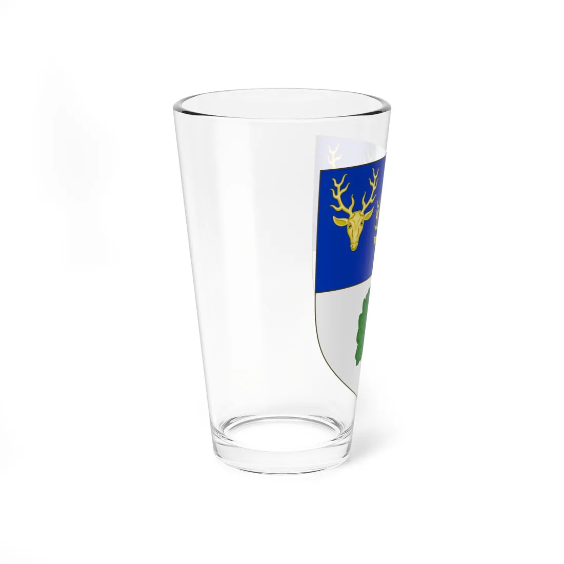 Blason de la famille Haudos de Possesse (France) (Coat of Arms) Pint Glass 16oz - Go Mug Yourself