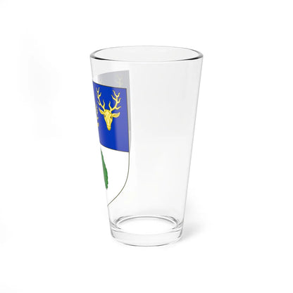 Blason de la famille Haudos de Possesse (France) (Coat of Arms) Pint Glass 16oz - Go Mug Yourself