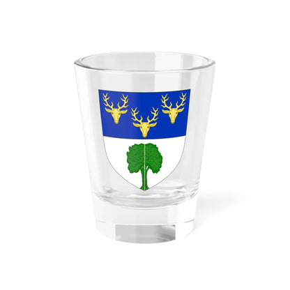 Blason de la famille Haudos de Possesse (France) (Coat of Arms) Shot Glass 1.5oz 1.5oz - Go Mug Yourself