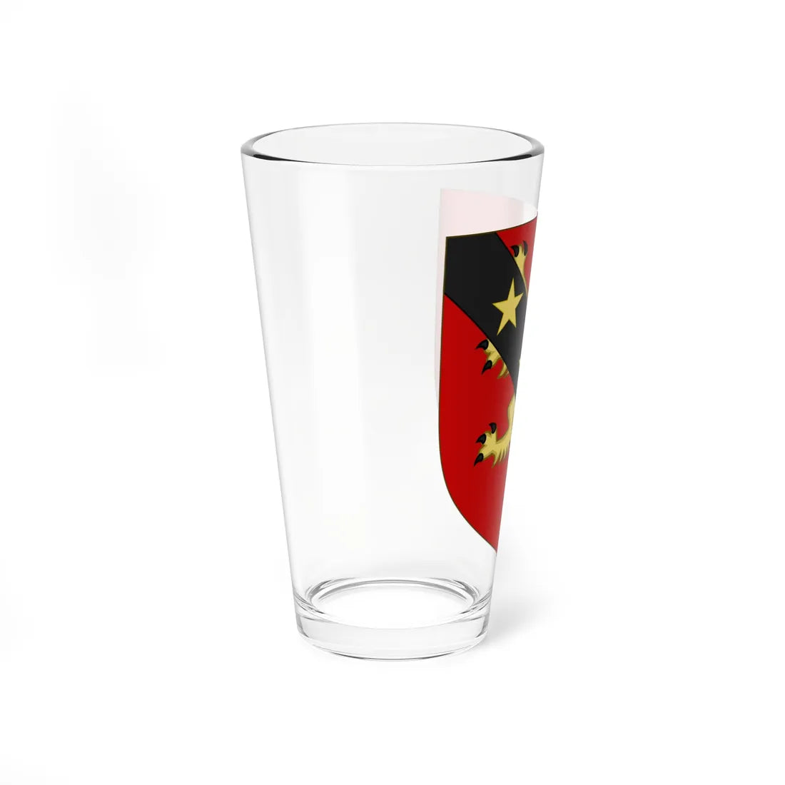 Blason de la famille Hébrard de Veyrinas (France) (Coat of Arms) Pint Glass 16oz - Go Mug Yourself