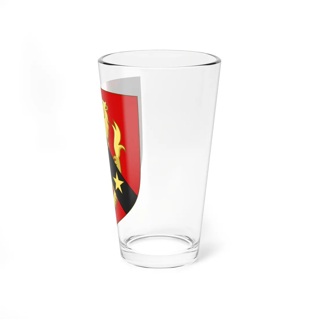 Blason de la famille Hébrard de Veyrinas (France) (Coat of Arms) Pint Glass 16oz - Go Mug Yourself