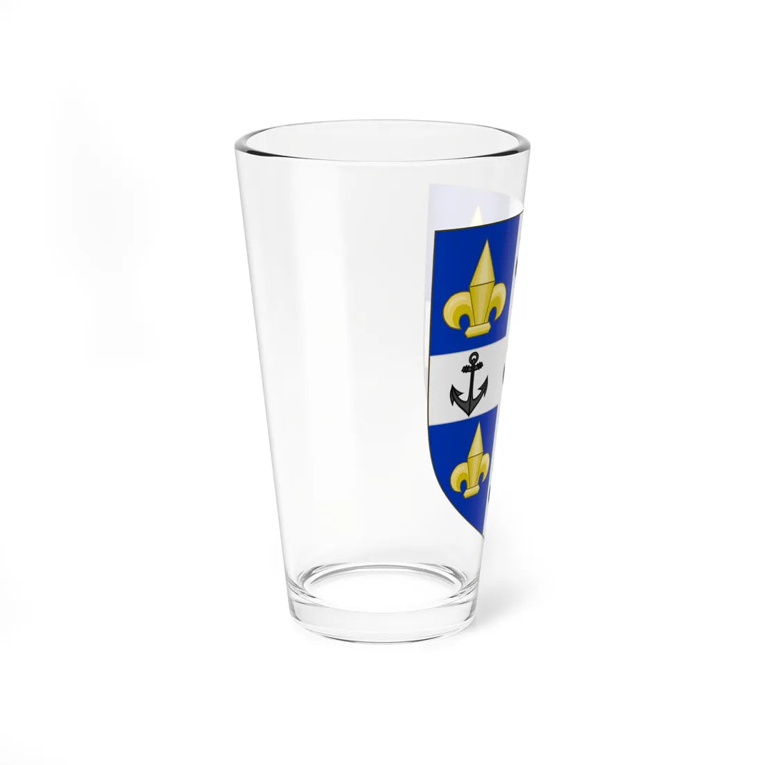 Blason de la famille Hély dOissel (France) (Coat of Arms) Pint Glass 16oz - Go Mug Yourself