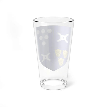 Blason de la famille Jacobé de Haut de Sigy (France) (Coat of Arms) Pint Glass 16oz - Go Mug Yourself