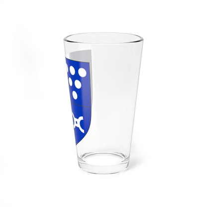 Blason de la famille Jacobé de Haut de Sigy (France) (Coat of Arms) Pint Glass 16oz - Go Mug Yourself