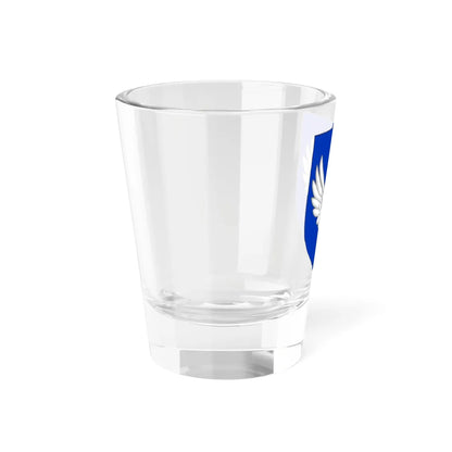 Blason de la famille Janvier de la Motte (France) (Coat of Arms) Shot Glass 1.5oz - Go Mug Yourself