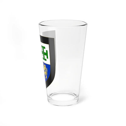 Blason de la famille Lanjuinais (France) (Coat of Arms) Pint Glass 16oz - Go Mug Yourself