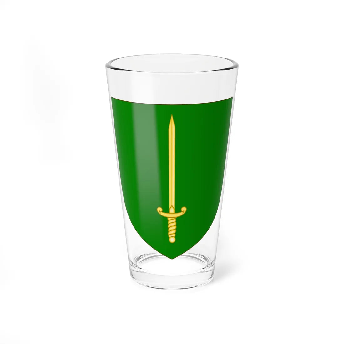 Blason de la famille Lannes de Montebello (France) (Coat of Arms) Pint Glass 16oz 16oz - Go Mug Yourself