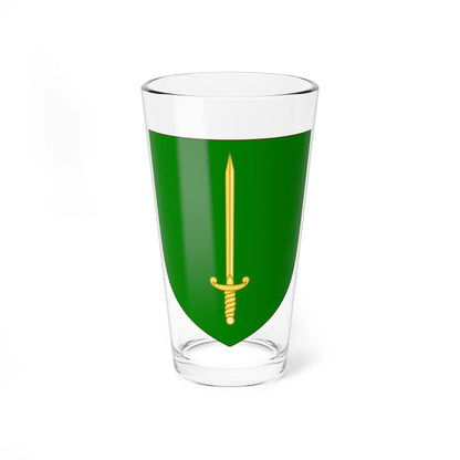 Blason de la famille Lannes de Montebello (France) (Coat of Arms) Pint Glass 16oz 16oz - Go Mug Yourself