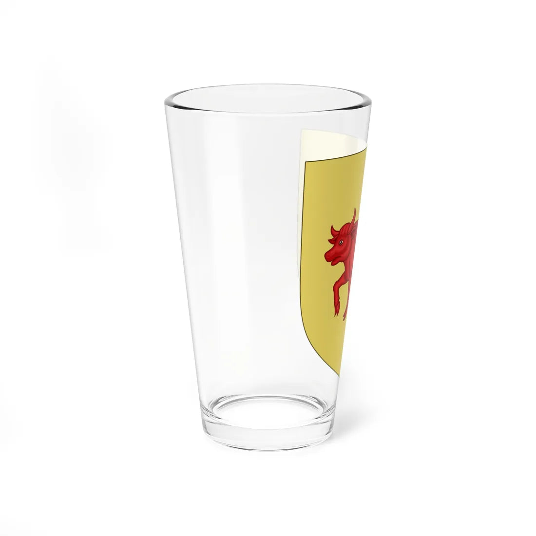 Blason de la famille Le Boeuf dOsmoy (France) (Coat of Arms) Pint Glass 16oz - Go Mug Yourself