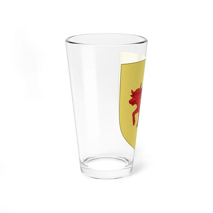 Blason de la famille Le Boeuf dOsmoy (France) (Coat of Arms) Pint Glass 16oz - Go Mug Yourself