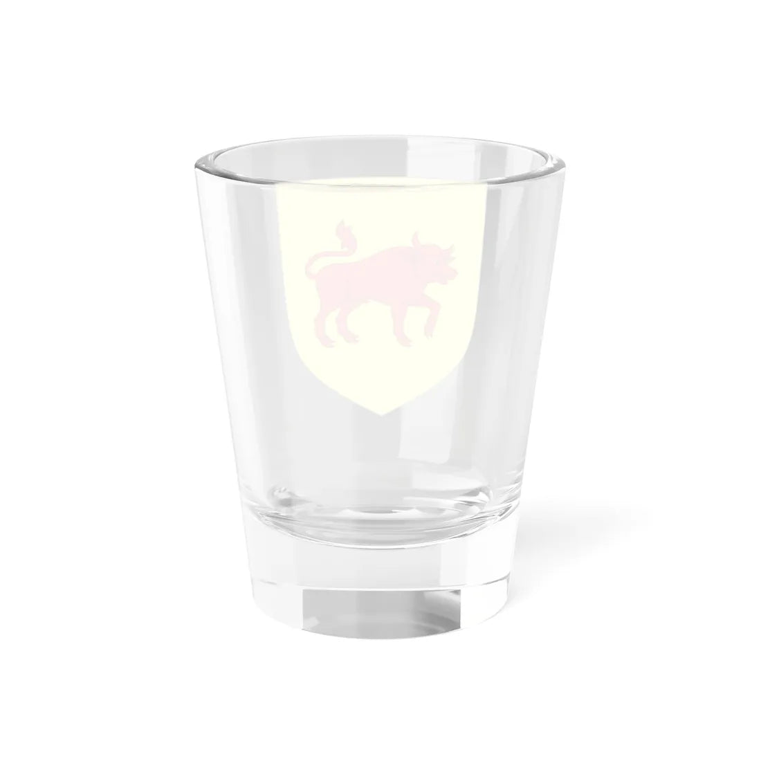 Blason de la famille Le Boeuf dOsmoy (France) (Coat of Arms) Shot Glass 1.5oz - Go Mug Yourself