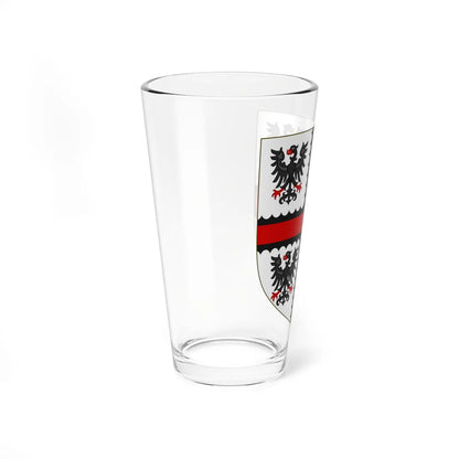 Blason de la famille Le Clerc de Juigné (France) (Coat of Arms) Pint Glass 16oz - Go Mug Yourself