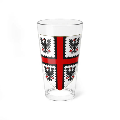 Blason de la famille Le Clerc de Juigné (France) (Coat of Arms) Pint Glass 16oz - Go Mug Yourself
