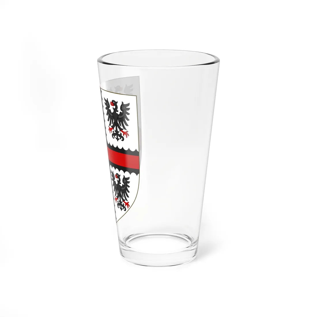 Blason de la famille Le Clerc de Juigné (France) (Coat of Arms) Pint Glass 16oz - Go Mug Yourself