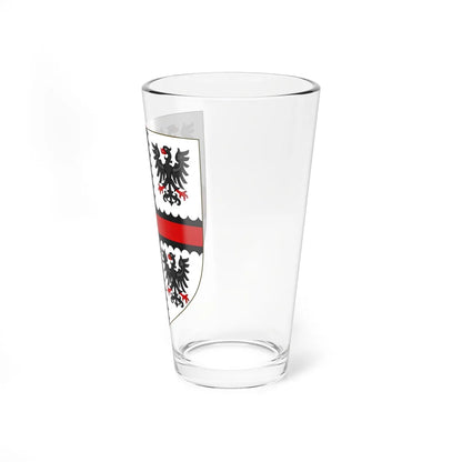 Blason de la famille Le Clerc de Juigné (France) (Coat of Arms) Pint Glass 16oz - Go Mug Yourself