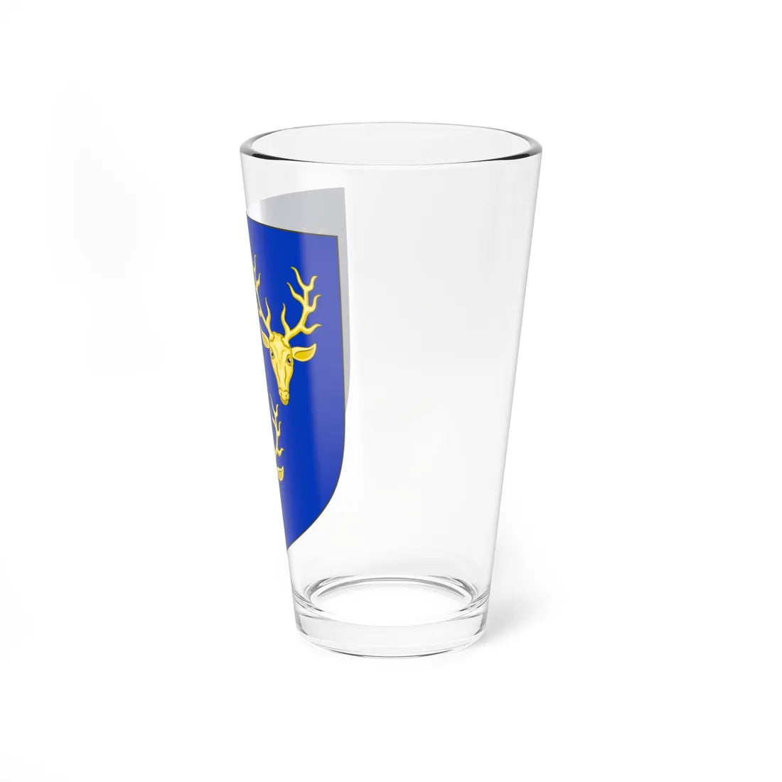 Blason de la famille Le Gras du Luart (France) (Coat of Arms) Pint Glass 16oz - Go Mug Yourself